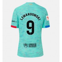Dámy Fotbalový dres Barcelona Robert Lewandowski #9 2023-24 Třetí Krátký Rukáv